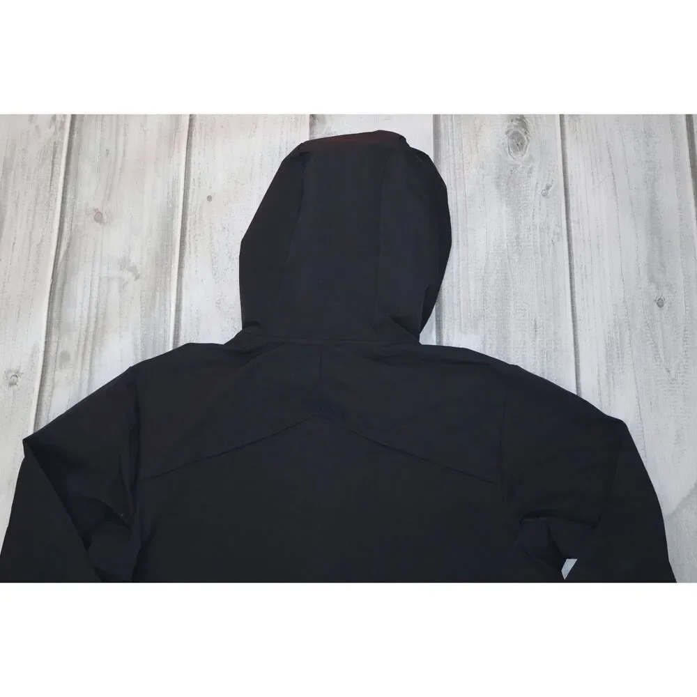 NEW REI Co-op Activator Soft-Shell Hiking Hoodie - Men's M Black Water Repellant